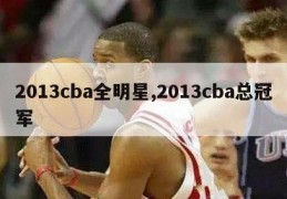 2013cba全明星,2013cba总冠军