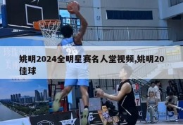 姚明2024全明星赛名人堂视频,姚明20佳球