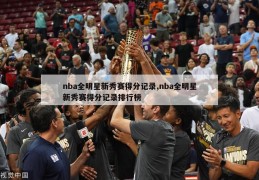 nba全明星新秀赛得分记录,nba全明星新秀赛得分记录排行榜