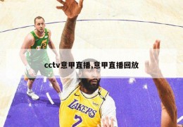 cctv意甲直播,意甲直播回放