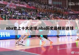 nba史上十大进球,nba历史最精彩进球