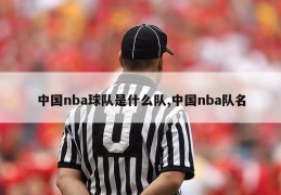 中国nba球队是什么队,中国nba队名