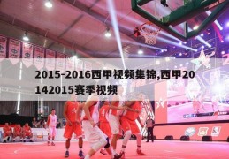 2015-2016西甲视频集锦,西甲20142015赛季视频