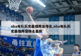 nba每队历史最强阵容排名,nba每队历史最强阵容排名最新