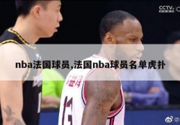 nba法国球员,法国nba球员名单虎扑