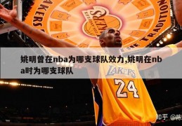 姚明曾在nba为哪支球队效力,姚明在nba时为哪支球队