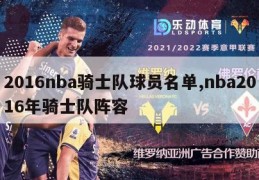 2016nba骑士队球员名单,nba2016年骑士队阵容