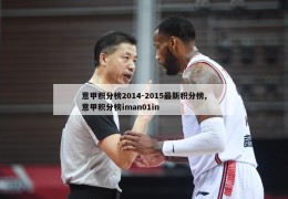 意甲积分榜2014-2015最新积分榜,意甲积分榜iman01in