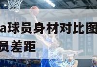 cba与nba球员身材对比图,cba球员与nba球员差距