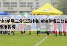 nba单场三分记录排名,nba单场三分记录排名榜